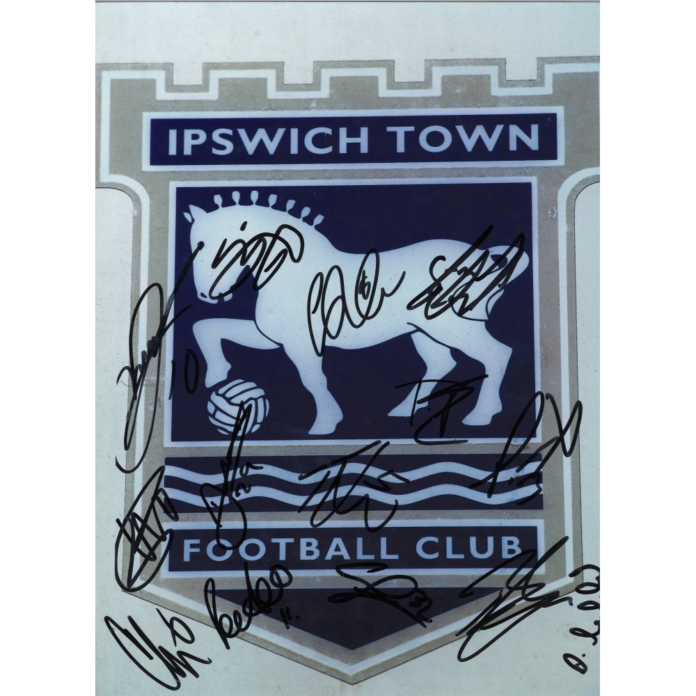 multi Ipswich Town Signed 10 x 8 inch football photo. multi Ipswich Town Signed 10 x 8 inch football photo.