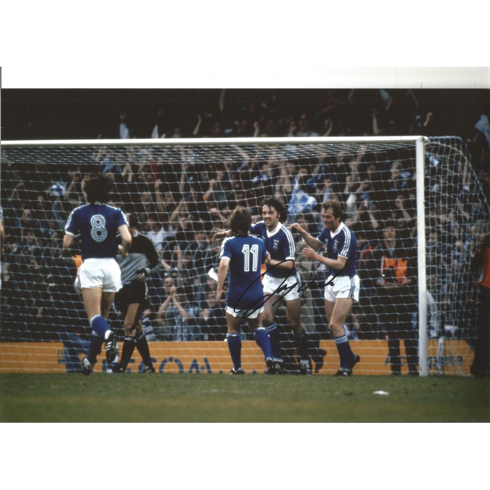 John Wark Ipswich Town Signed 10 x 8 inch football photo. John Wark Ipswich Town Signed 10 x 8 inch football photo.