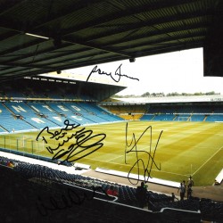 Leeds United Legends Multi Signed By Paul Dickov, Jimmy Floyd Hasselbaink, Mel Sterland & Michael Brown16 x 12 inch Football Photograph Leeds United Legends Multi Signed By Paul Dickov, Jimmy Floyd Hasselbaink, Mel Sterland & Michael Brown16 x 12 inch Football Photograph