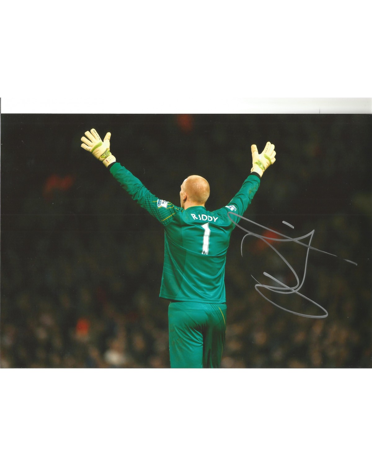 Al Ruddy Signed John Ruddy Norwich City Signed 10 x 8 inch football photo.