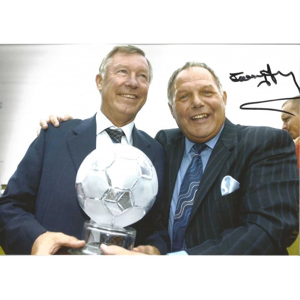 Barry Fry Signed 12 x 8 inch football photo.