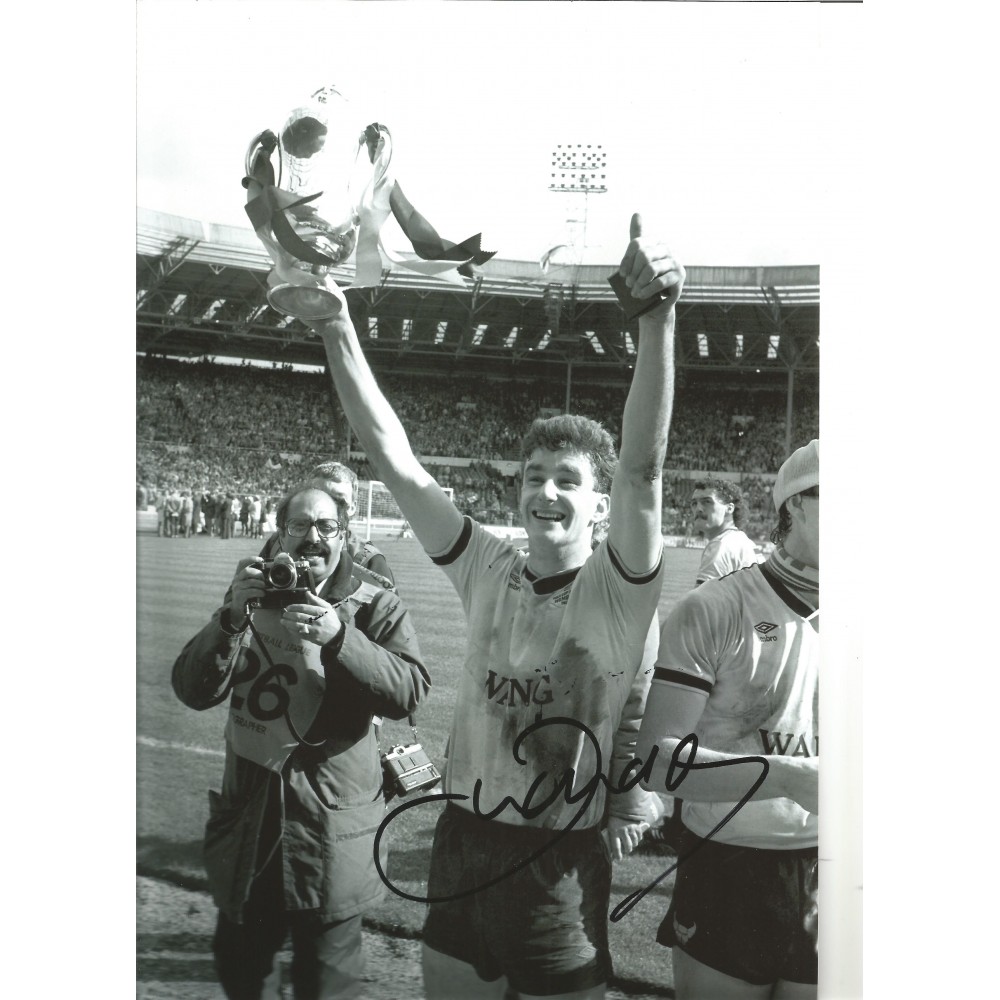 John Aldridge Oxford 12 x 8 inch football photo.