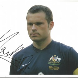 Mark Viduka Australia Signed 10 x 8 inch football photo. Mark Viduka Australia Signed 10 x 8 inch football photo.