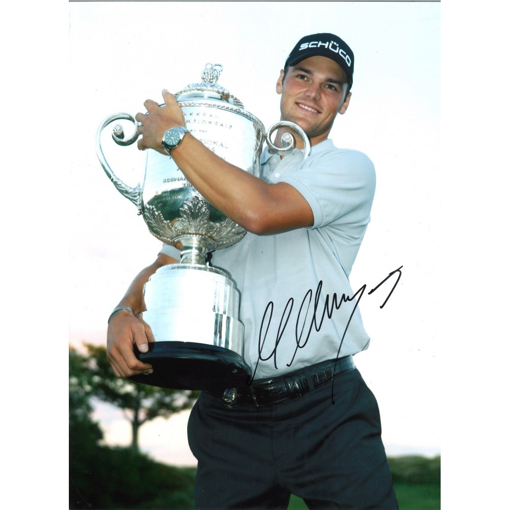 Martin Kaymer Signed 10 x 8 inch golf photo.
