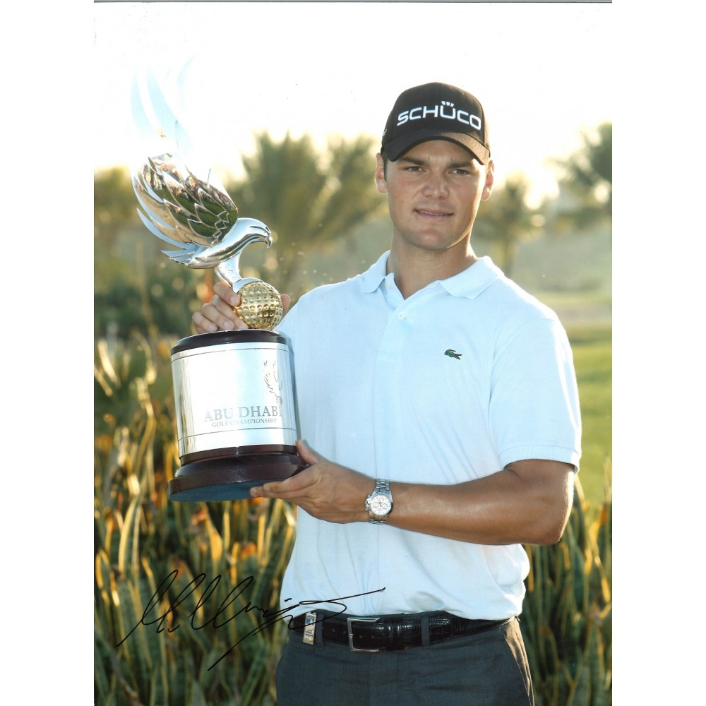 Martin Kaymer Signed 10 x 8 inch golf photo.