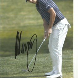 Matteo Manassero Signed 12 x 8 inch golf photo. Matteo Manassero Signed 12 x 8 inch golf photo.