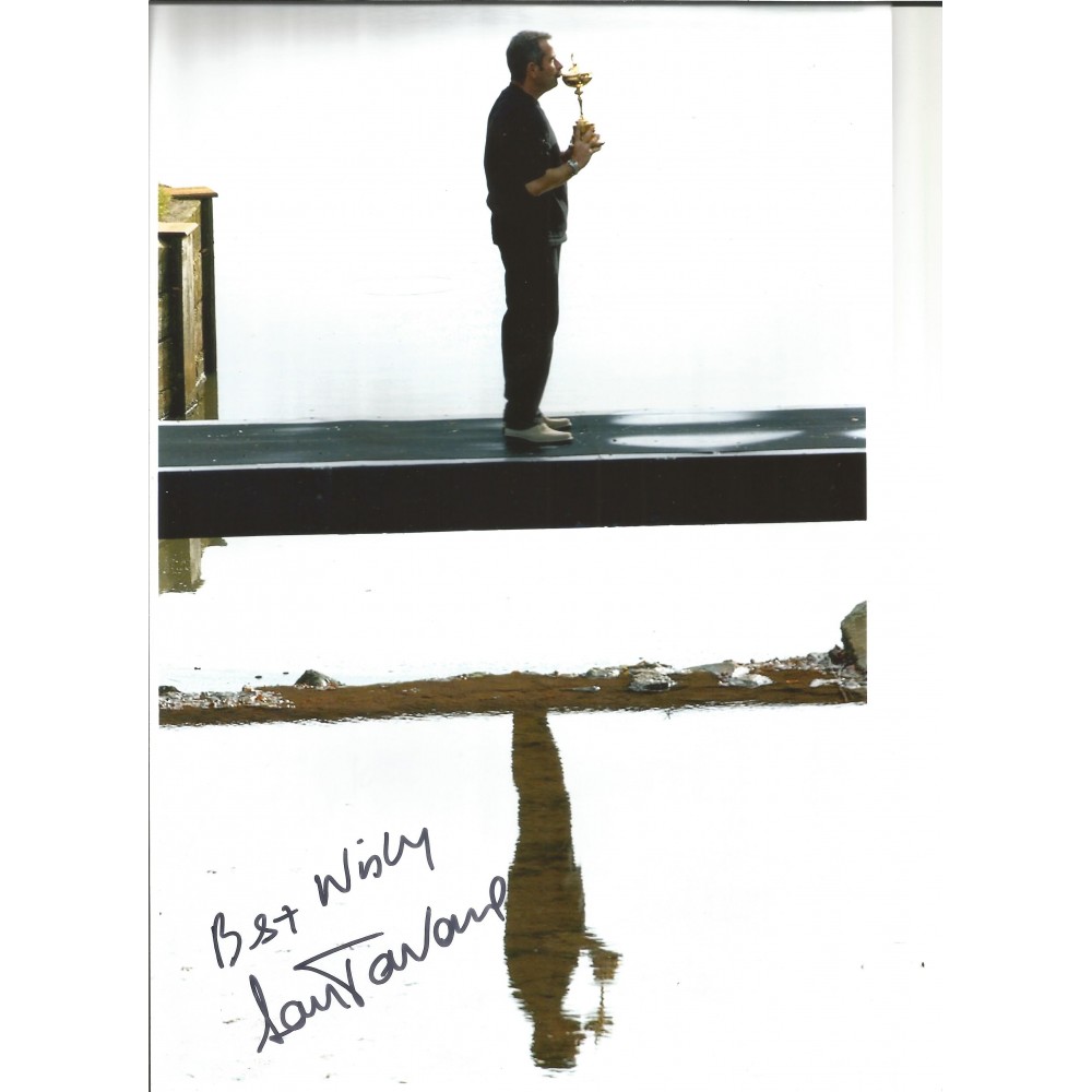 Sam Torrance Signed 10 x 8 inch golf photo.