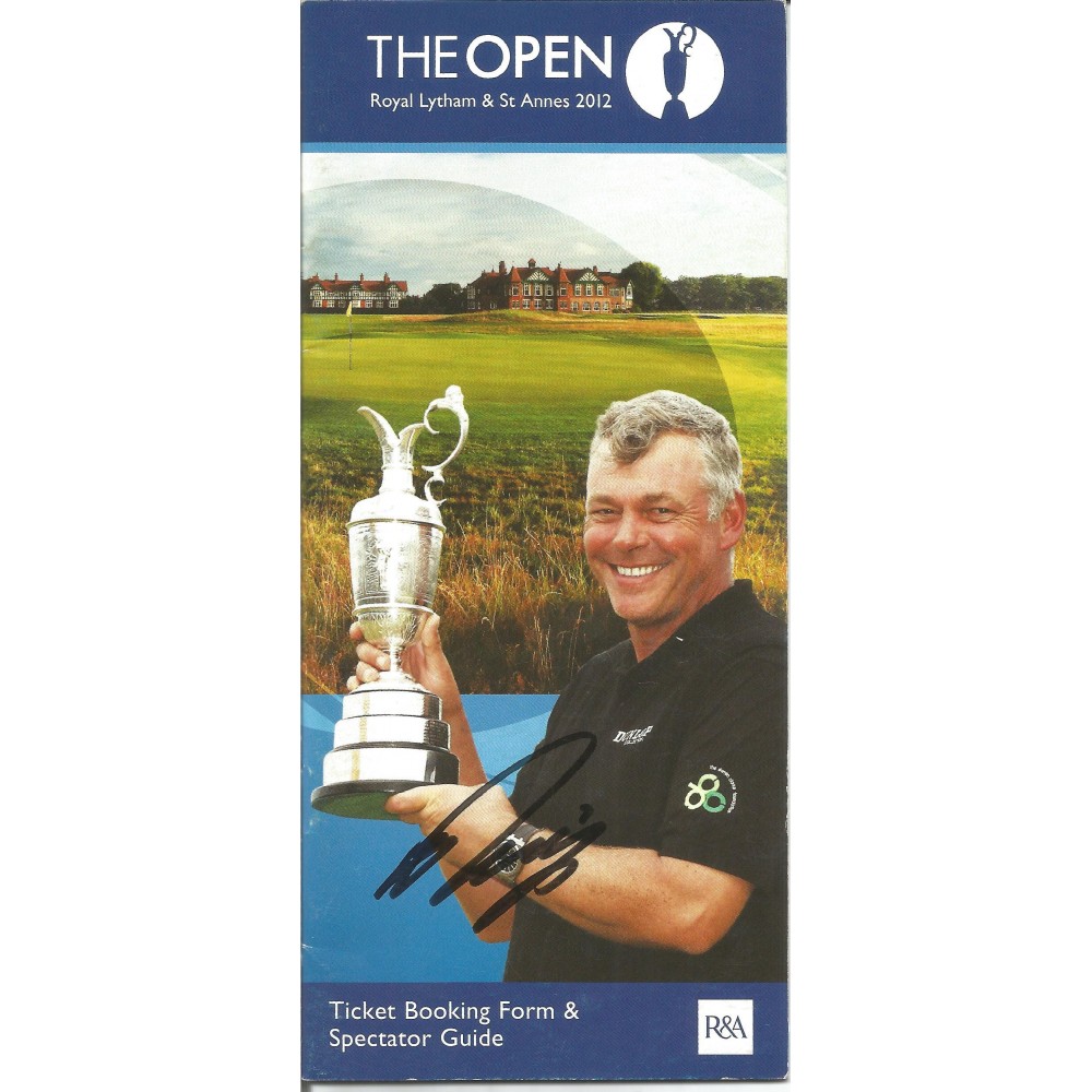 Ishikawa signed 2012 Open Championship spectator guide booklet. Ishikawa signed 2012 Open Championship spectator guide booklet.