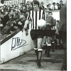 Football Frank Clarke 10x8 Signed B/W Photo 