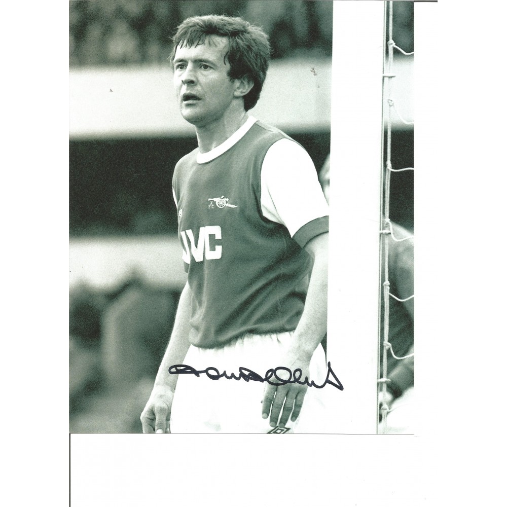 Football John Hollins 10x8 Signed colour Photo 