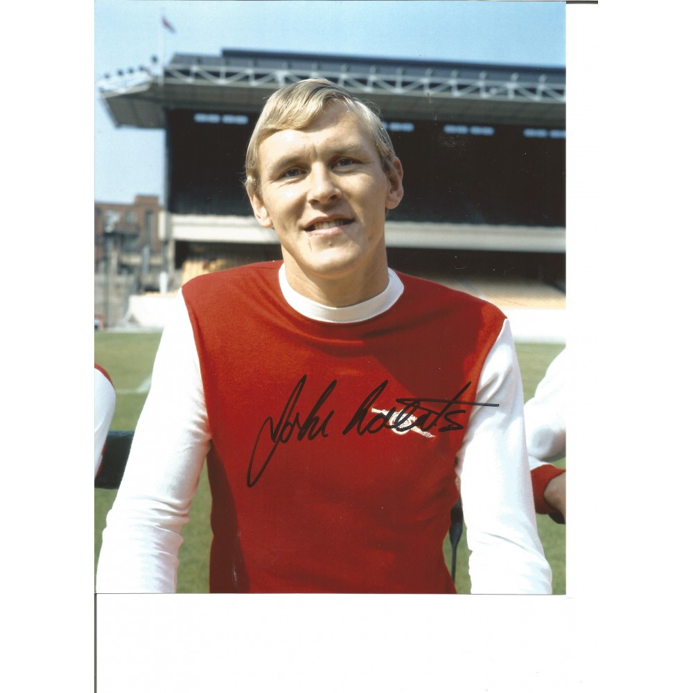 Football John Roberts 10x8 Signed Colour Photo Football John Roberts 10x8 Signed Colour Photo