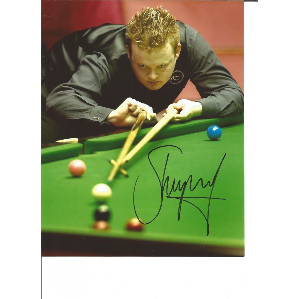 Snooker Shaun Murphy 10x8 Signed Colour Photo Pictured In Action At The World Championship. Snooker Shaun Murphy 10x8 Signed Colour Photo Pictured In Action At The World Championship.