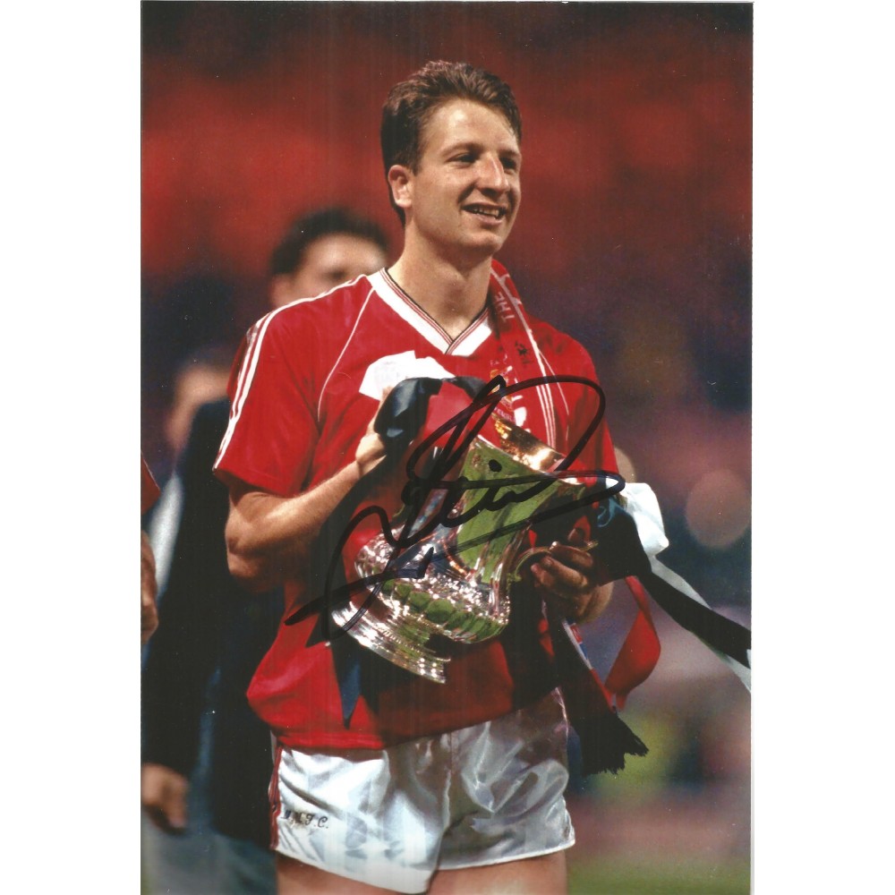 Football Lee Martin 10x8 signed colour photo