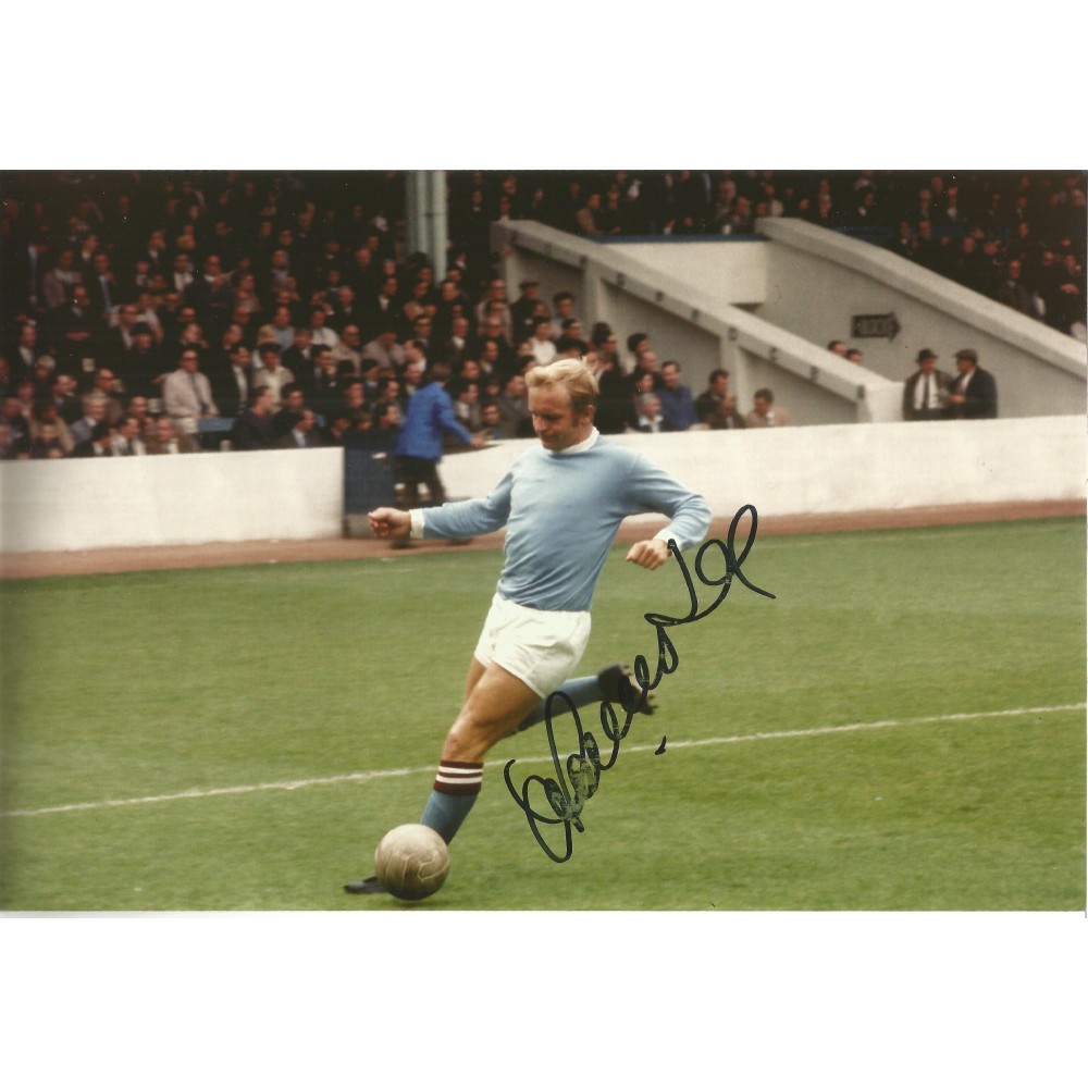 Football Francis Lee 10x8 signed colour photo 