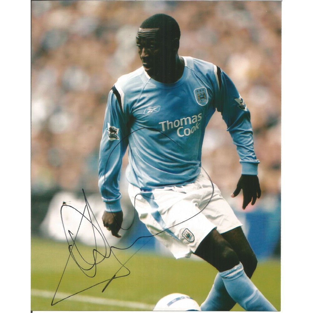 Football Andy Cole 10x8 signed colour photo