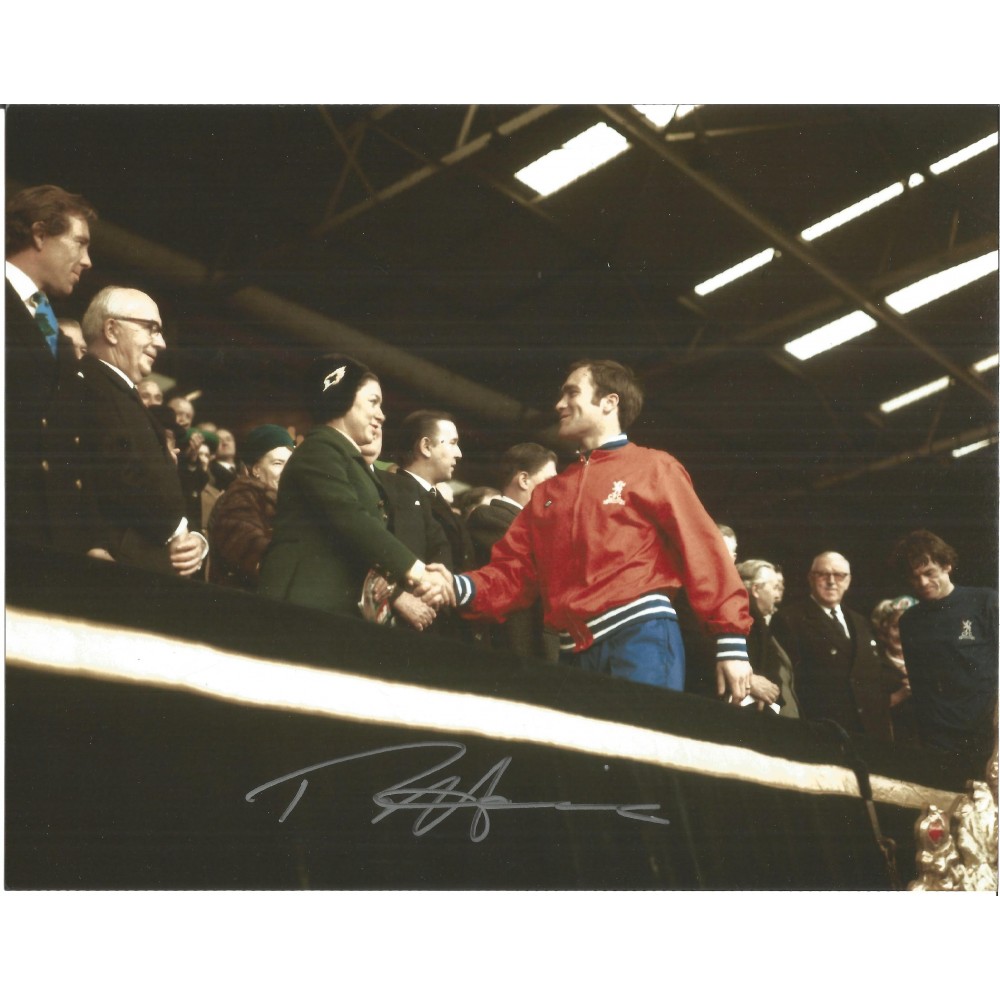 Football Ron Harris 10x8 signed colour photo 