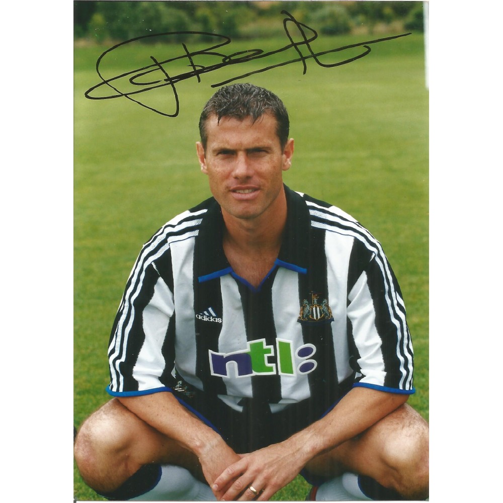 Football Rob Lee 6x4 signed colour photo 