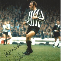 Football Bryan Pop Robson 10x8 signed colour photo 