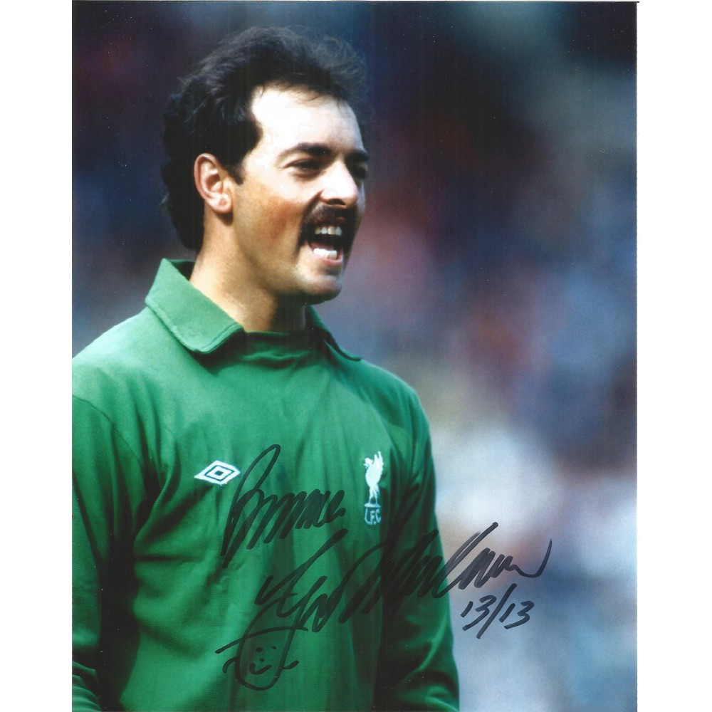 Football Bruce Grobbelaar 10x8 signed colour photo Football Bruce Grobbelaar 10x8 signed colour photo