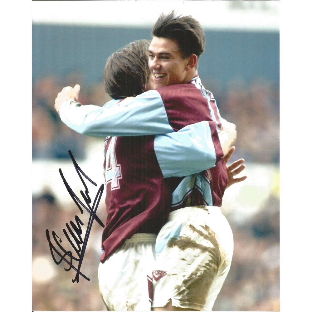 Football Steve Jones 10x8 signed colour photo