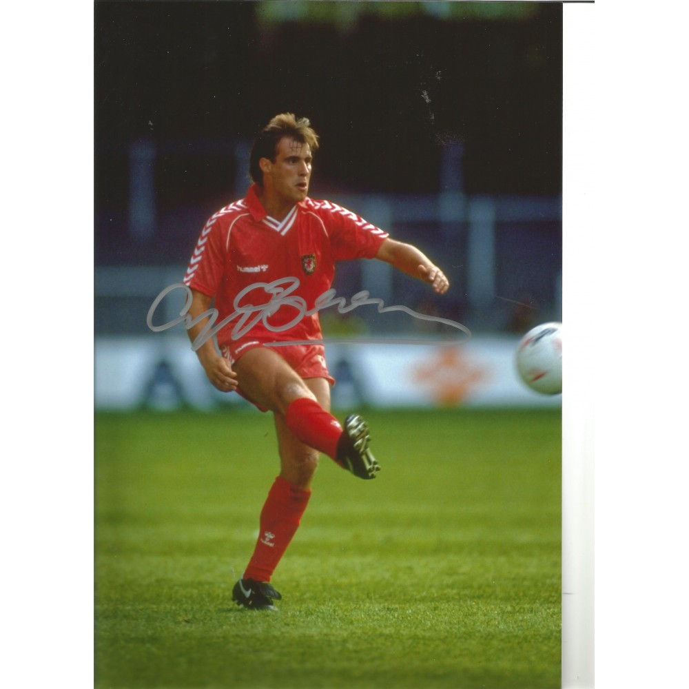 Football Ron Clayton Blackmore 10x8 Signed Colour Photo Football Ron Clayton Blackmore 10x8 Signed Colour Photo