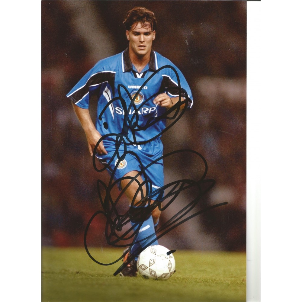 Football Ben Thornley 12x8 Signed Colour Photo Football Ben Thornley 12x8 Signed Colour Photo