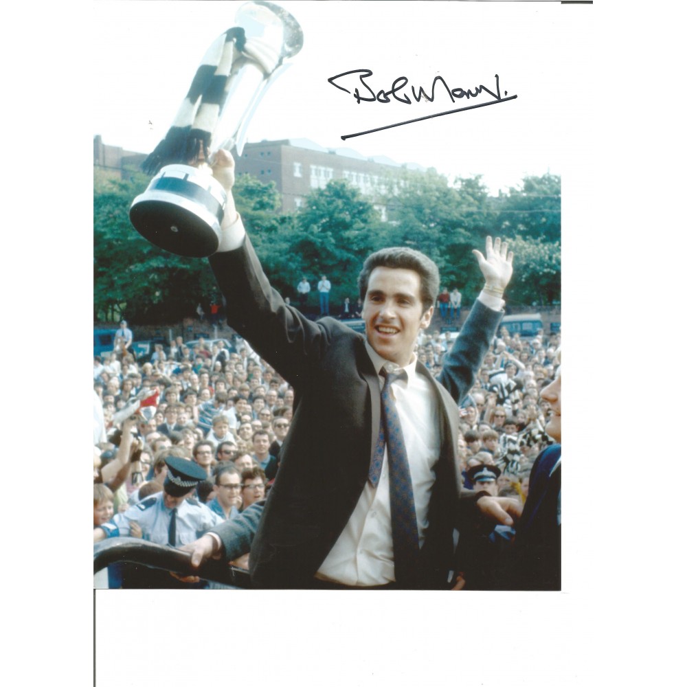 Football Bobby Moncur 10x8 Signed Colour Photo Football Bobby Moncur 10x8 Signed Colour Photo