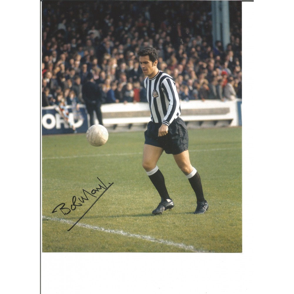 Football Bobby Moncur 10x8 Signed Colour Photo Football Bobby Moncur 10x8 Signed Colour Photo
