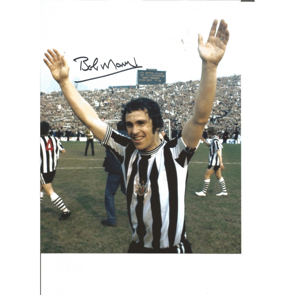 Football Bobby Moncur 10x8 Signed Colour Photo Football Bobby Moncur 10x8 Signed Colour Photo