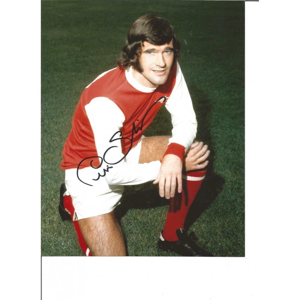 Football Peter Storey 10x8 Signed Colour Photo Football Peter Storey 10x8 Signed Colour Photo