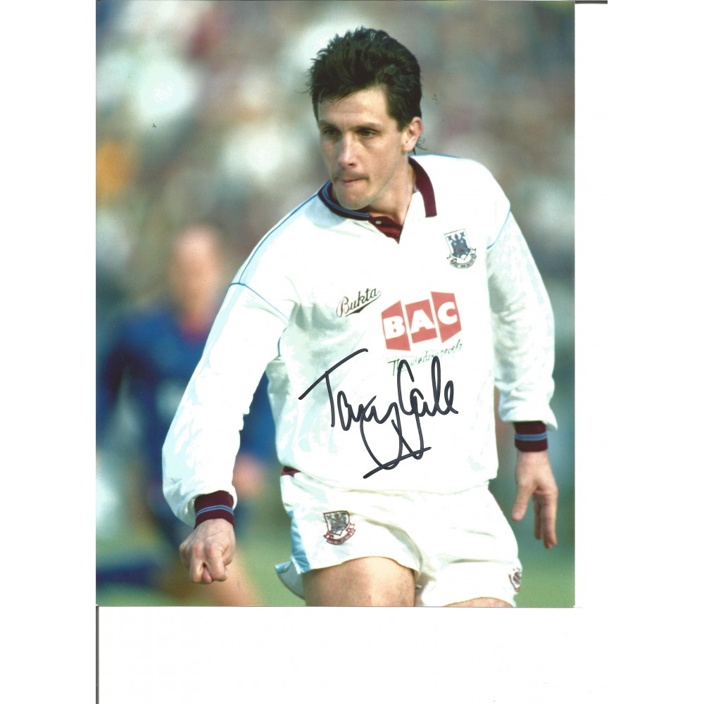 Football Tony Gale 10x8 Signed Colour Photo