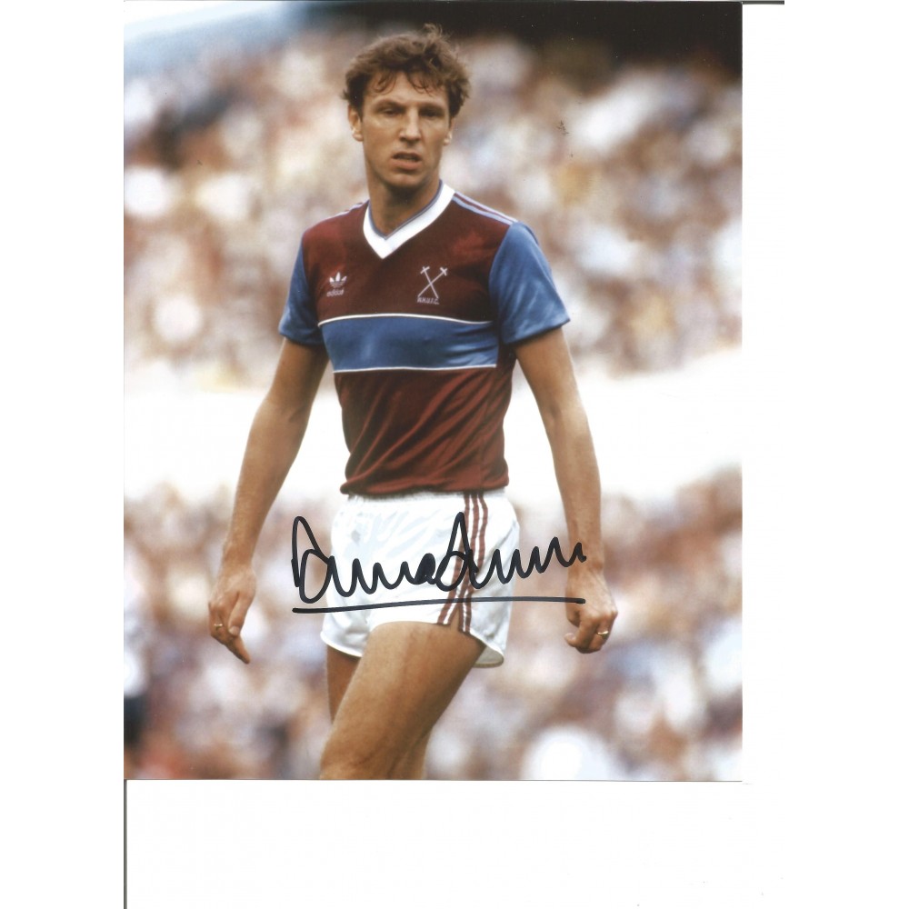 Football Alvin Martin 10x8 Signed Colour Photo
