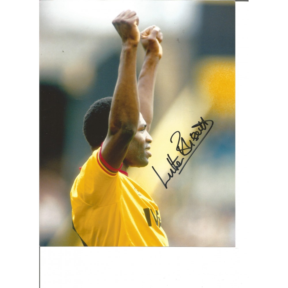 Football Luther Blissett 10x8 Signed Colour Photo Football Luther Blissett 10x8 Signed Colour Photo