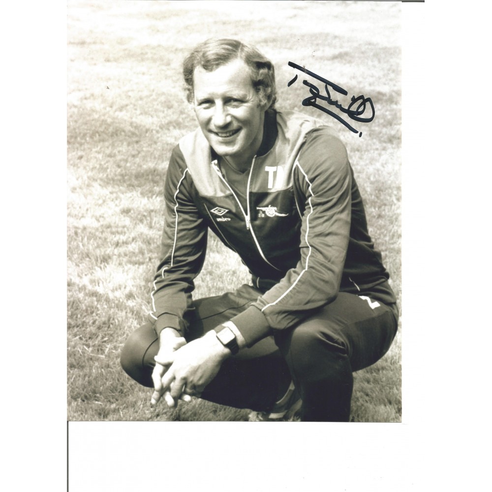 Terry Neil 10x8 Inch Signed Arsenal Colour Football Photo Terry Neil 10x8 Inch Signed Arsenal Colour Football Photo